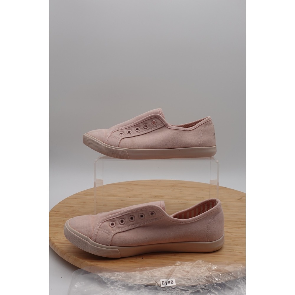 Old Navy Shoes Womens Size 8 39 Pink Canvas Slip On Flats Casual Comfort
